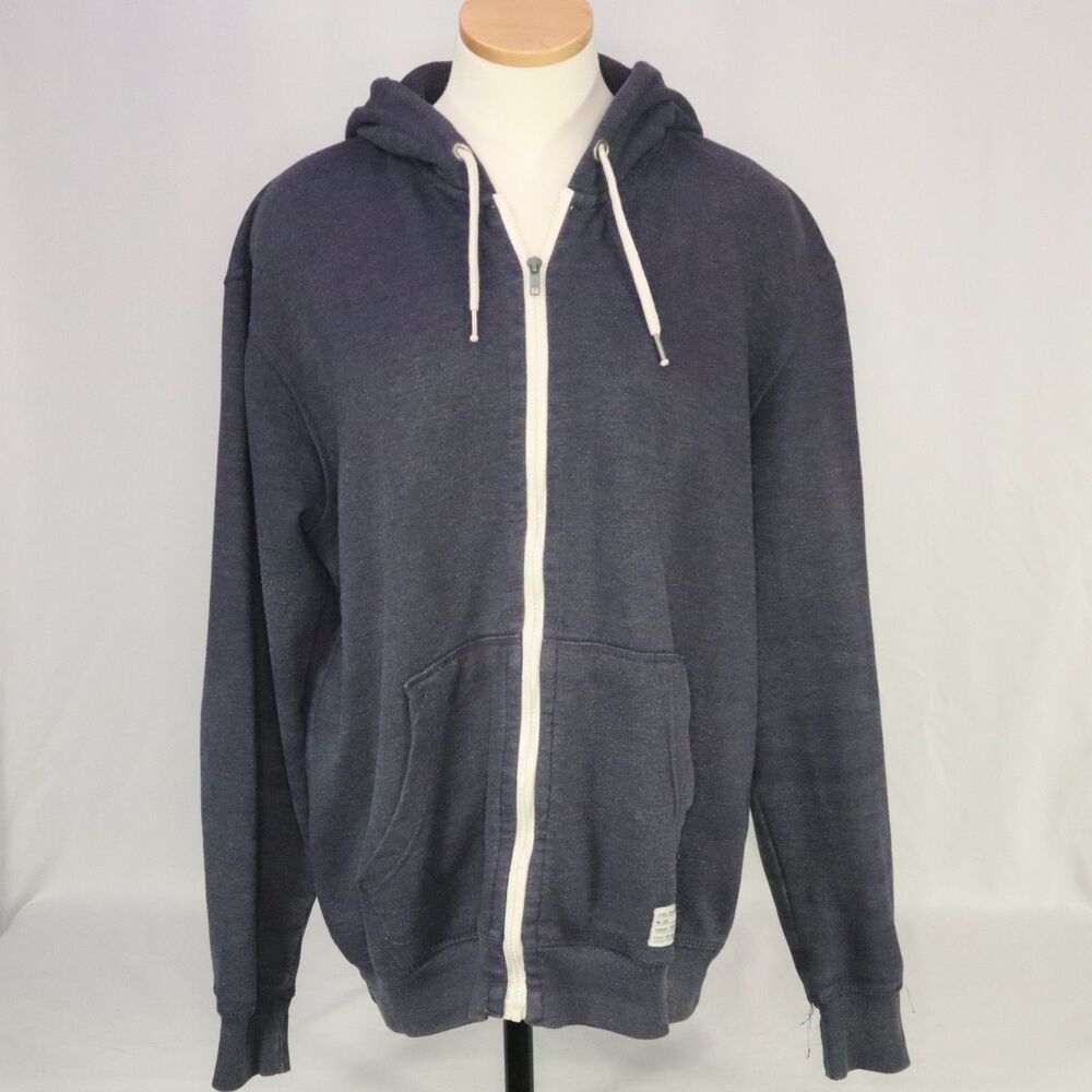 Adam Levine Full Zip Dk Gray Hoodie No 222 issued 1979 Size XL Men's Vintage